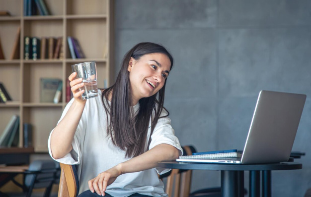 Stress relief supported by proper hydration